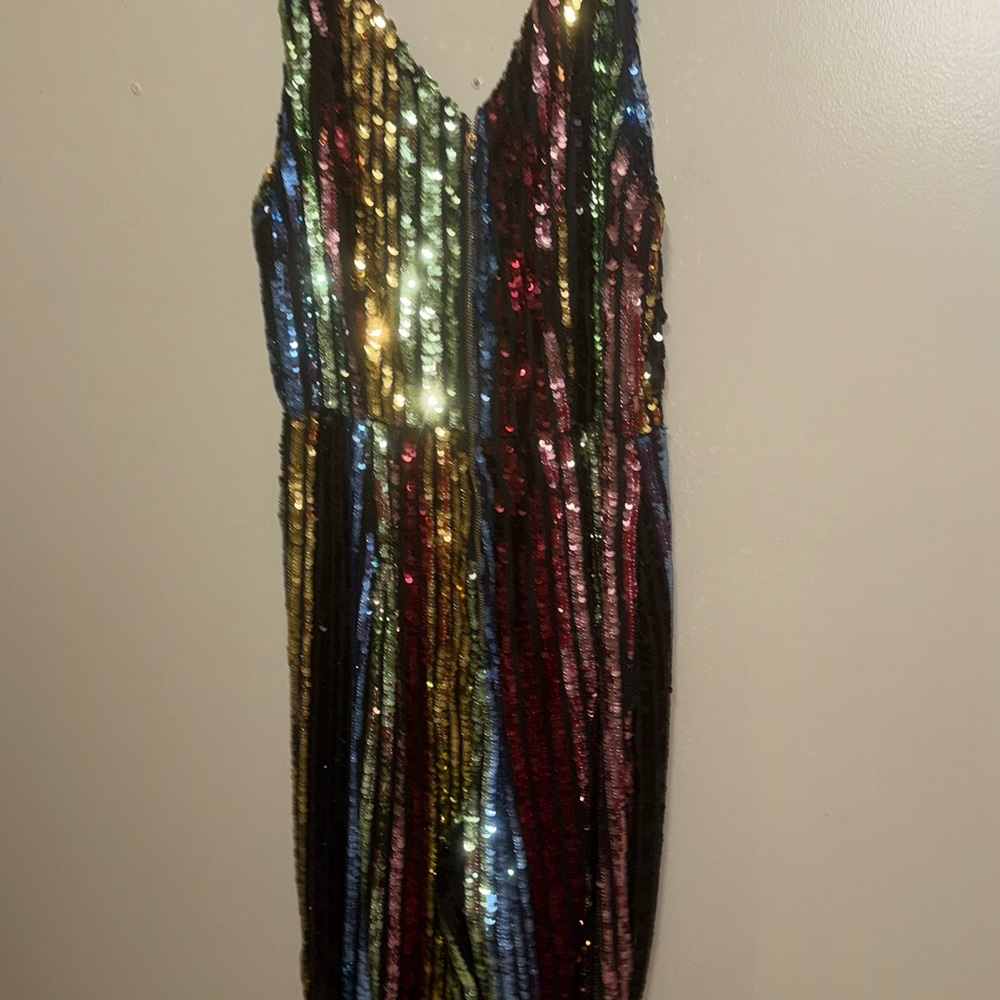 Hot & Delicious Sequin Striped Pantsuit